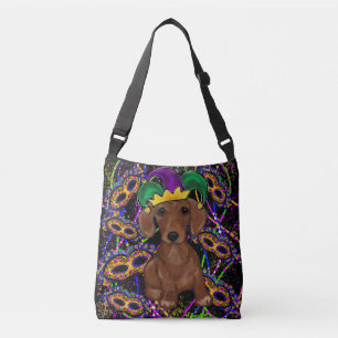 Roter Dachshund Tragetaschen Mit Langen Trägern