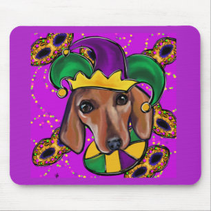 ROTER DACHSUND MOUSEPAD