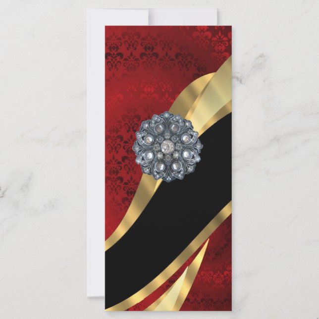 Roter Damast und Gold (Vorderseite)