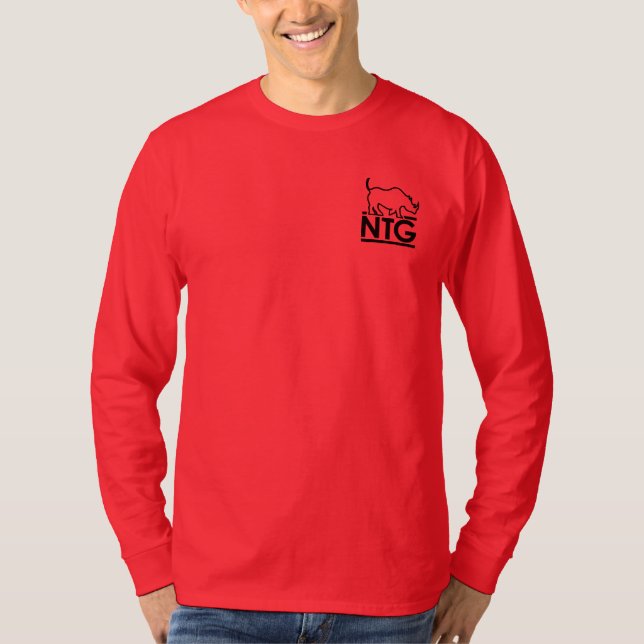 Roter das Longsleeve NTG Männer T - Shirt (Vorderseite)