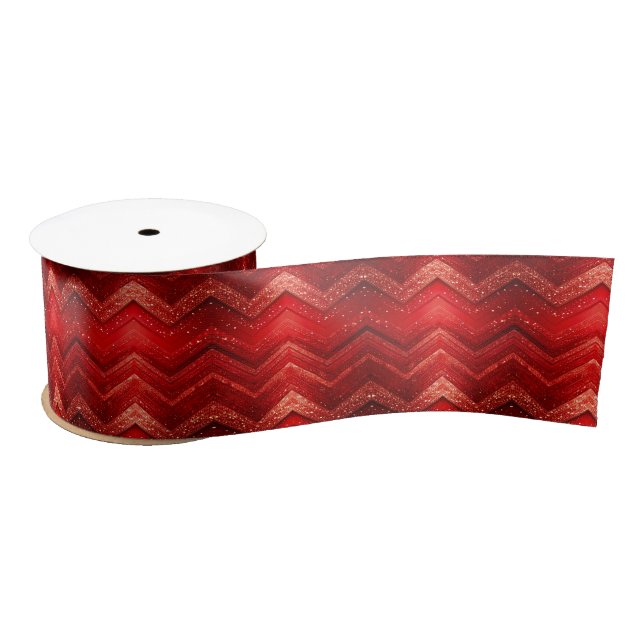 Roter dekorativer Weihnachtsbaum Satin Ribbon Glit Satinband (Spule)