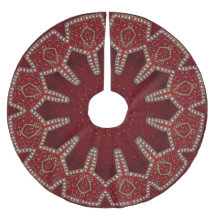 Roter Dekorativer Weihnachtsbaum Skirt