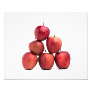 Roter-Deliciousapfel-Pyramide Fotodruck