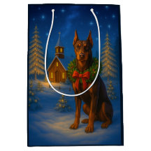 Roter Dobermann-Feiertag