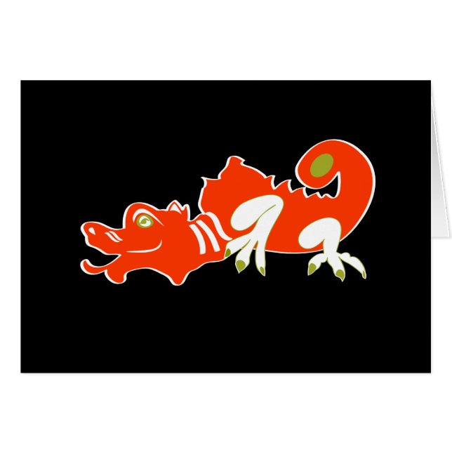 Roter Drache (Vorderseite (Horizontal))