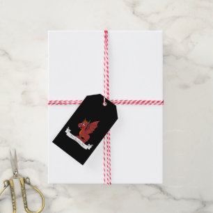 Roter Drache Cartoon Geschenkanhänger