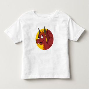 Roter Drache Cartoon Kleinkind T - Shirt
