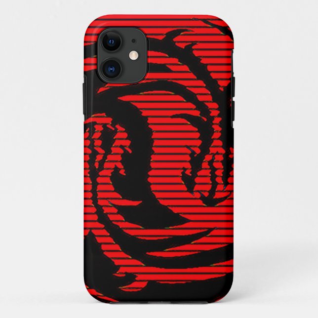 Roter Drache Case-Mate iPhone Hülle (Rückseite)