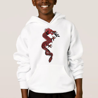 Roter Drache Hoodie