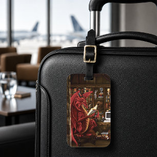 Roter Drache Podcast Fantasy Gepäckanhänger