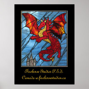 Roter Drache Poster