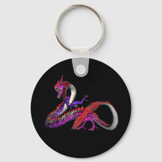 Roter Drache Schlüsselanhänger