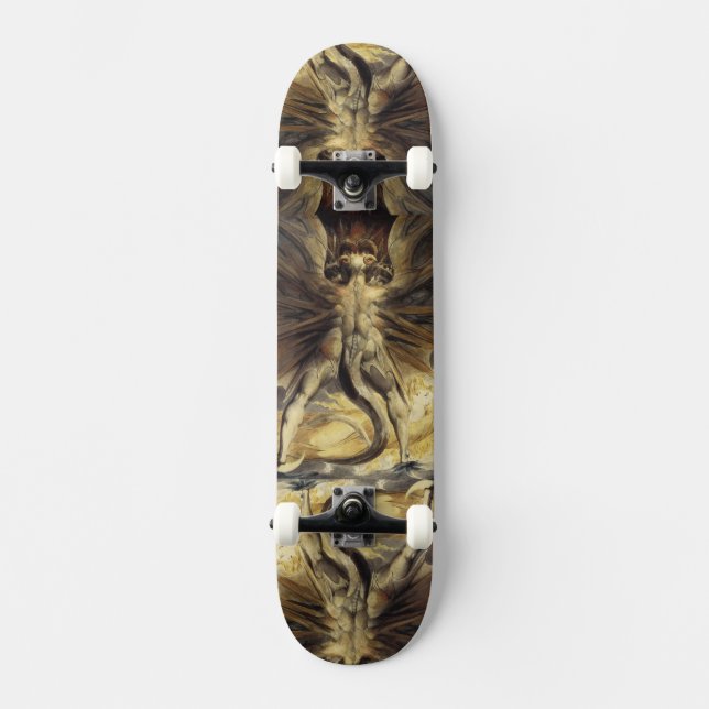 Roter Drache Skateboard (Vorderseite)