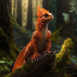 Roter Drache Skateboard