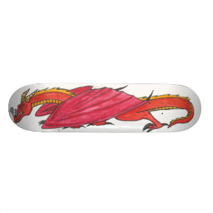 Roter Drache Skateboard