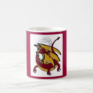Roter Drache Tasse