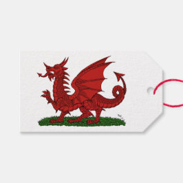 Roter Drache von Wales Geschenkanhänger