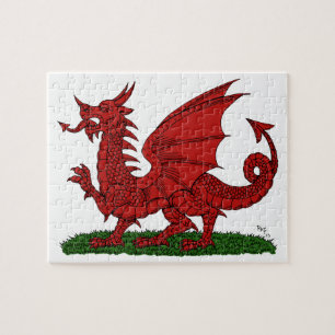 Roter Drache von Wales Puzzle