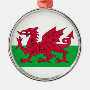 Roter Drache von Wales Weihnachtsbaum Ornament