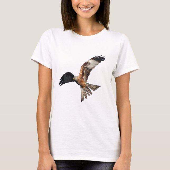 Roter Drachen - Milvus milvus T-Shirt (Vorderseite)