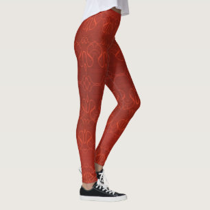 roter Einfluss Leggings