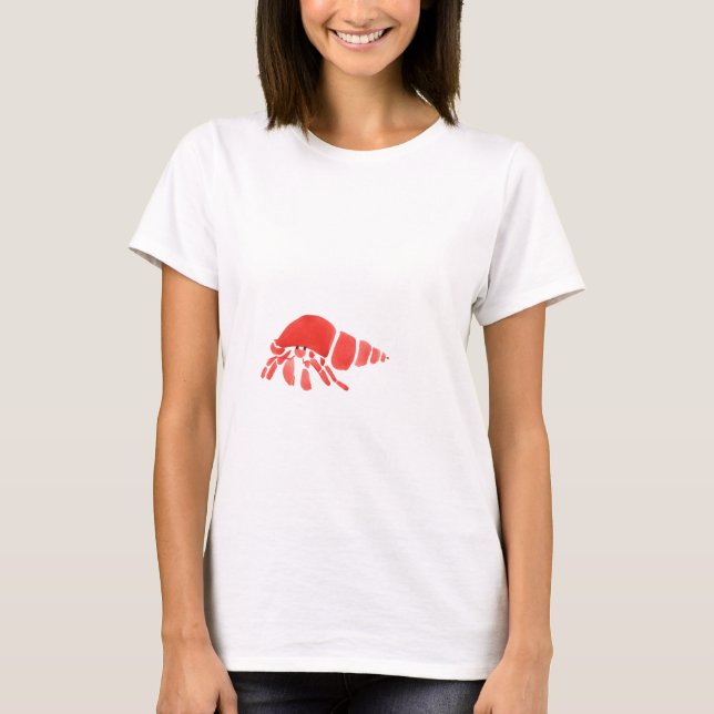 Roter Einsiedlerkrebs T-Shirt (Vorderseite)