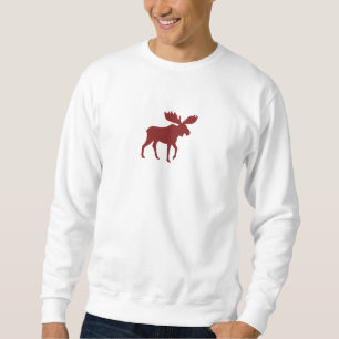 Roter Elch Sweatshirt
