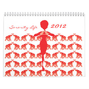 Roter Elefant-Kalender Kalender