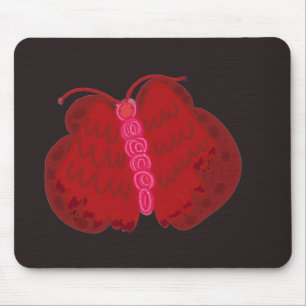 Roter Engel Schmetterling Mousepad