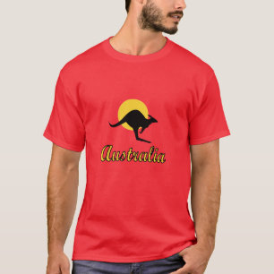 Roter Erdeaustraliens entwurf T-Shirt