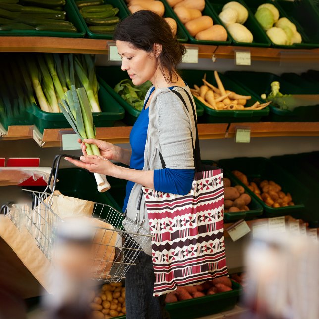 Roter, ethnischer Aztekenbeutel (Von Creator hochgeladen)