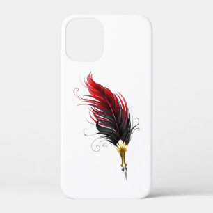 Roter Federhalter mit Goldfeder Case-Mate iPhone Hülle
