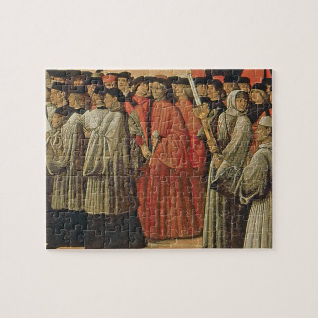 Roter Felsen, c.1895 (Öl auf Leinwand) 2 Puzzle (Horizontal)
