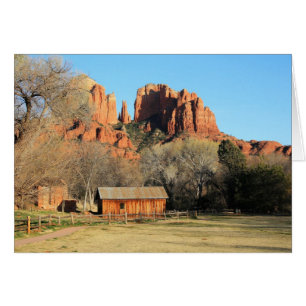 Roter Felsen, der Vista kreuzt
