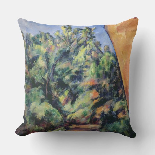 Roter Felsen Pauls Cezanne |, c.1895 (Öl auf Kissen (Vorderseite)