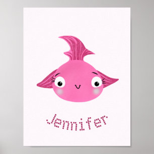 Roter Fisch Poster
