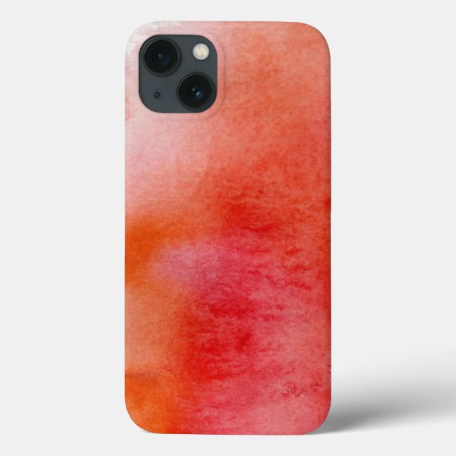 Roter Fleck, Aquarell abstrakt Case-Mate iPhone Hülle (Rückseite)
