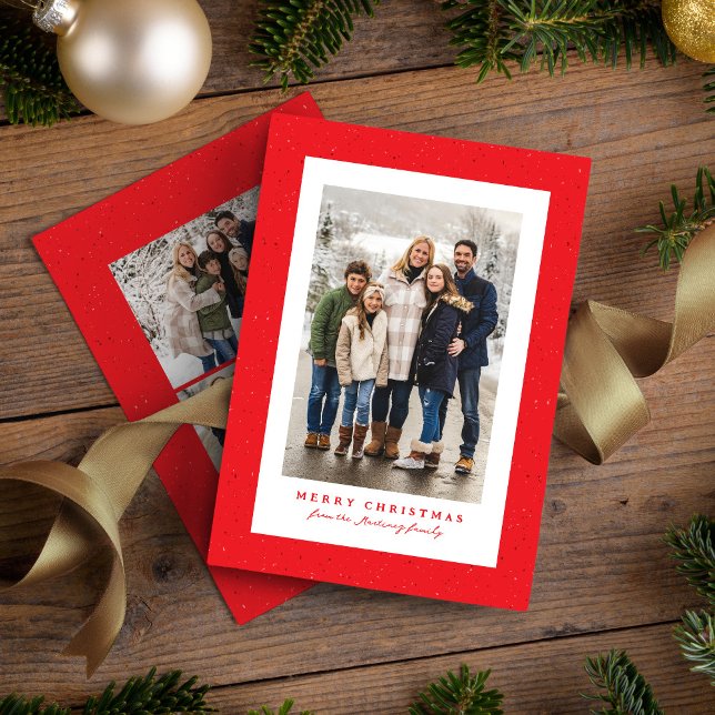 Roter Fleckrahmen - einfaches Weihnachtsgebäck - F Feiertagskarte (Von Creator hochgeladen)