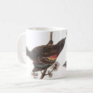 Roter Flügel von Audubon Kaffeetasse