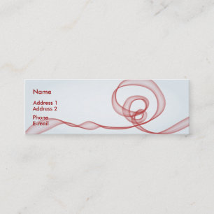 Roter Fluss Mini Visitenkarte