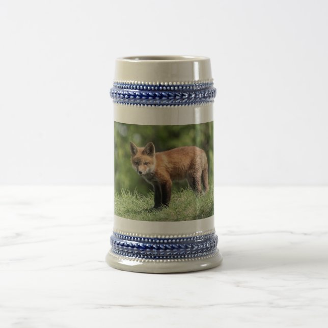 Roter Fox-Ausrüstung Bierglas (Mittel)