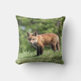 Roter Fox-Ausrüstung Kissen