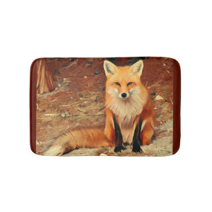 Roter Fox Badematte