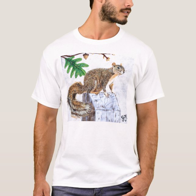 Roter Fox-Eichhörnchen T-Shirt (Vorderseite)