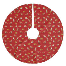 Roter Fox-Familien-Weihnachtsbaum-Rock