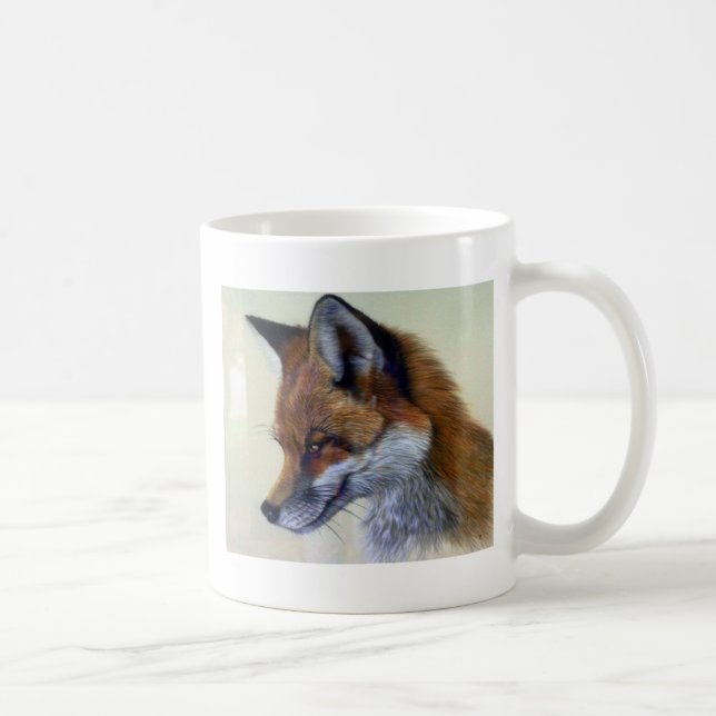 Roter Fox (Hauptstudie) Kaffeetasse (Rechts)