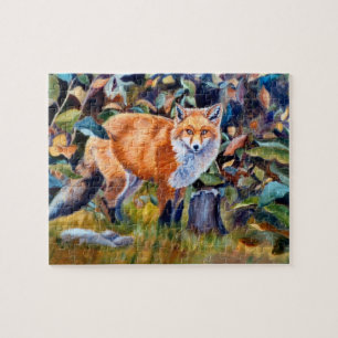 Roter Fox Puzzle