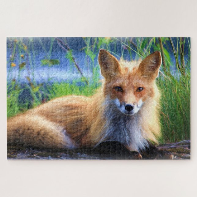 Roter Fox Puzzle (Horizontal)