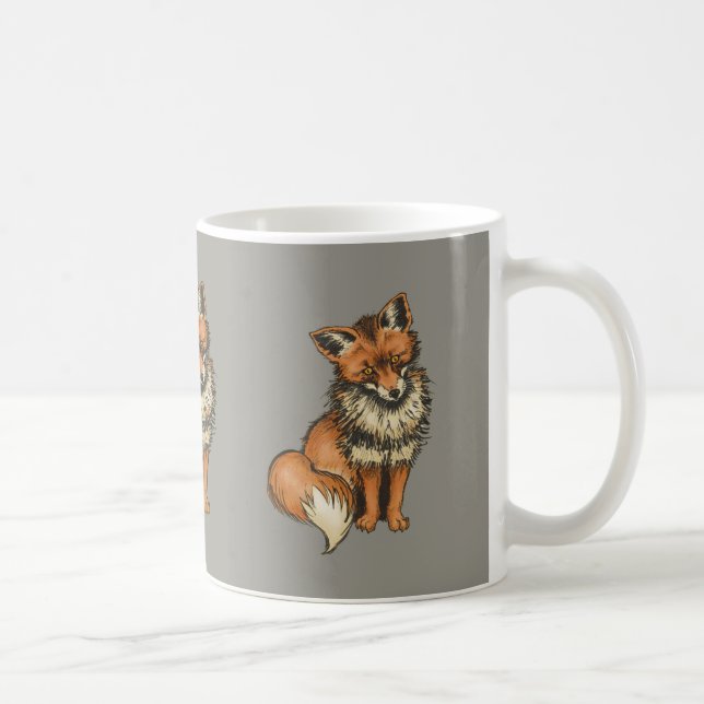 Roter Fox Tasse (Rechts)