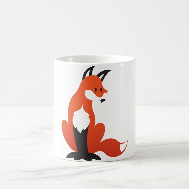 Roter Fox-Tasse Tasse (Mittel)